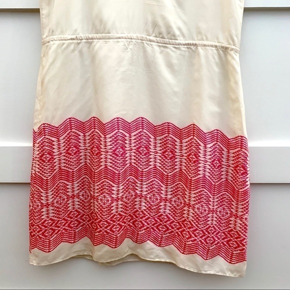 100% Silk Banana Republic Relaxed V-Neck Oversized Dress - Picture 6 of 6
